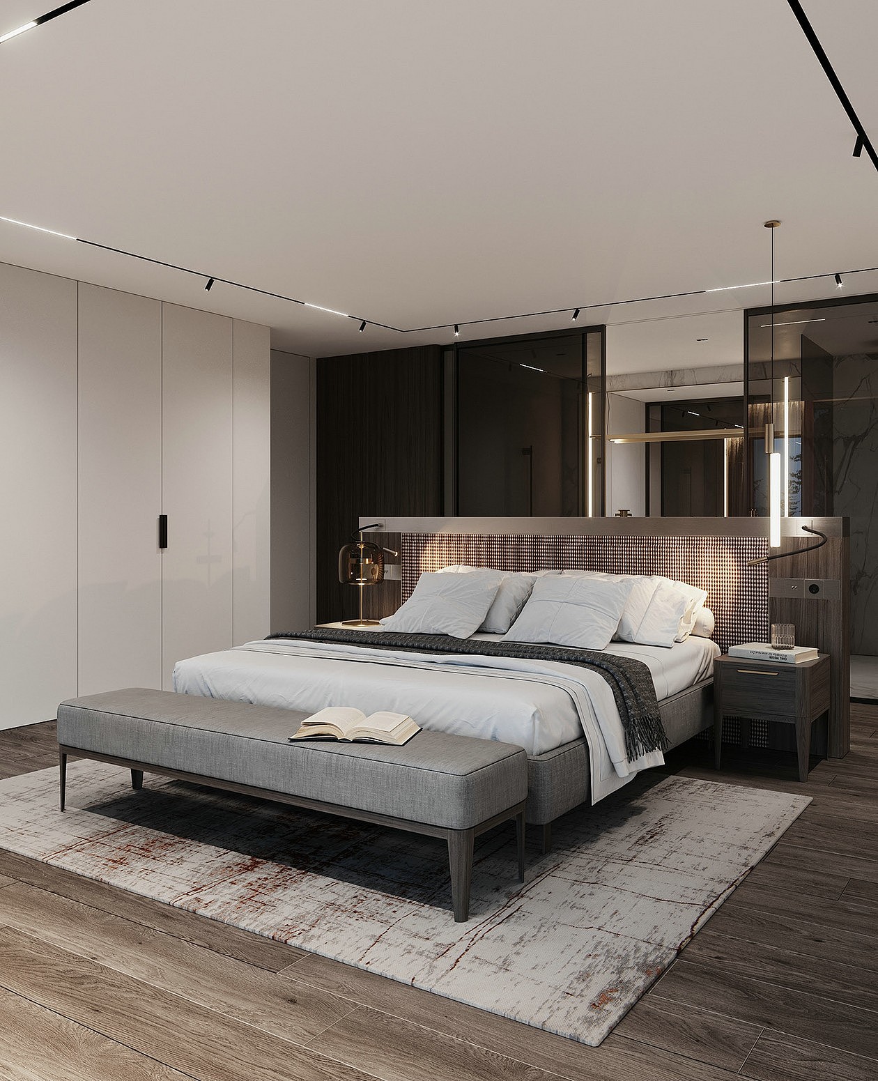 原木与灰色高雅品位