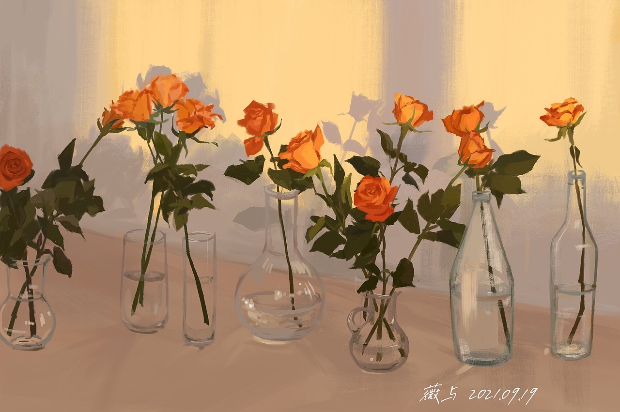 9月色彩练习总结