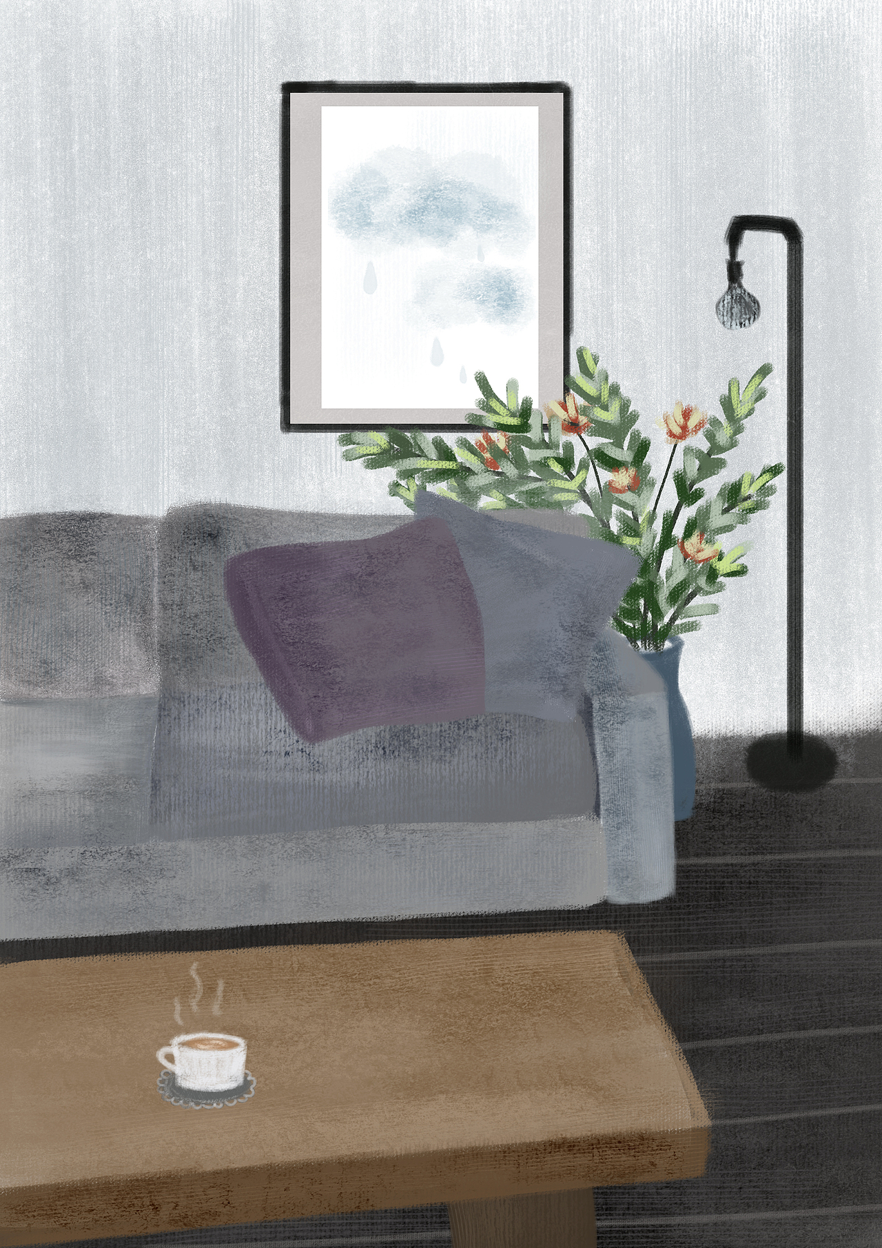 插画练习-有参考