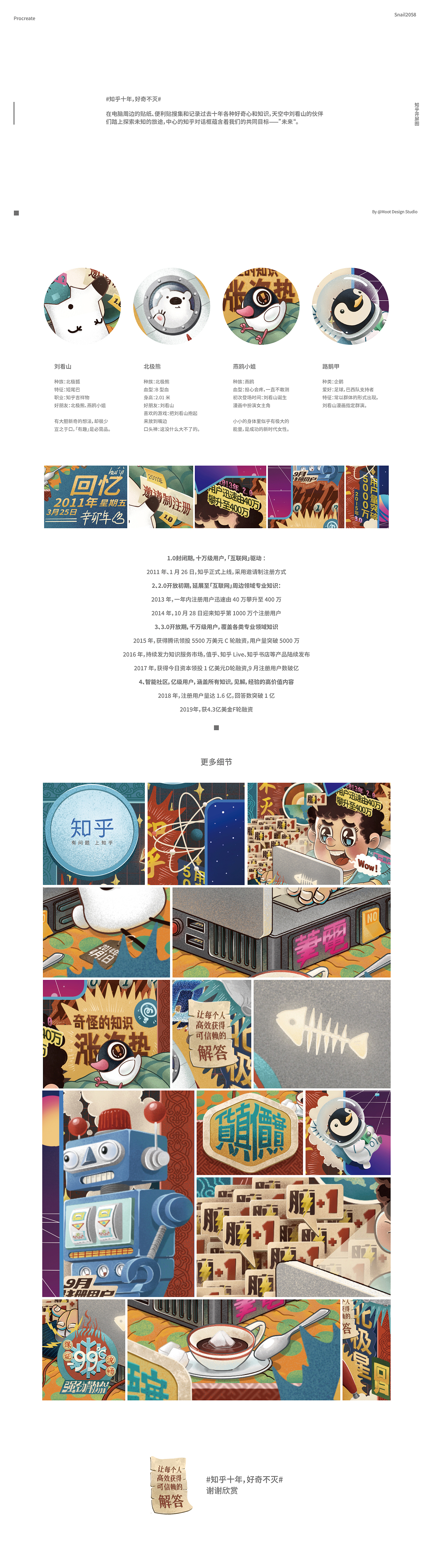 个人插画-向往“未来“×知乎（图ZMjQwMDEwNjM2） - 创作习作 - 站酷设计师PinkHand原创素材 - 站酷ZCOOL