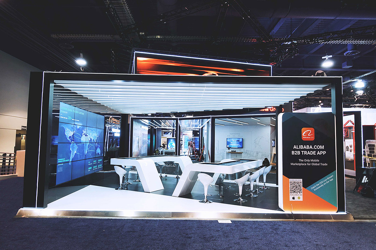 Alibaba 2018 CES Booth（图ZMTE4ODkwNzIw） - 展陈设计 - 站酷设计师xiangqi原创素材 - 站酷ZCOOL