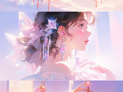 ai繪畫(huà)（耳飾）（個(gè)人主頁(yè)-ZNjYwOTgwNjg=） - AI作品 - 站酷設(shè)計(jì)師花小婳原創(chuàng)素材 - 站酷ZCOOL