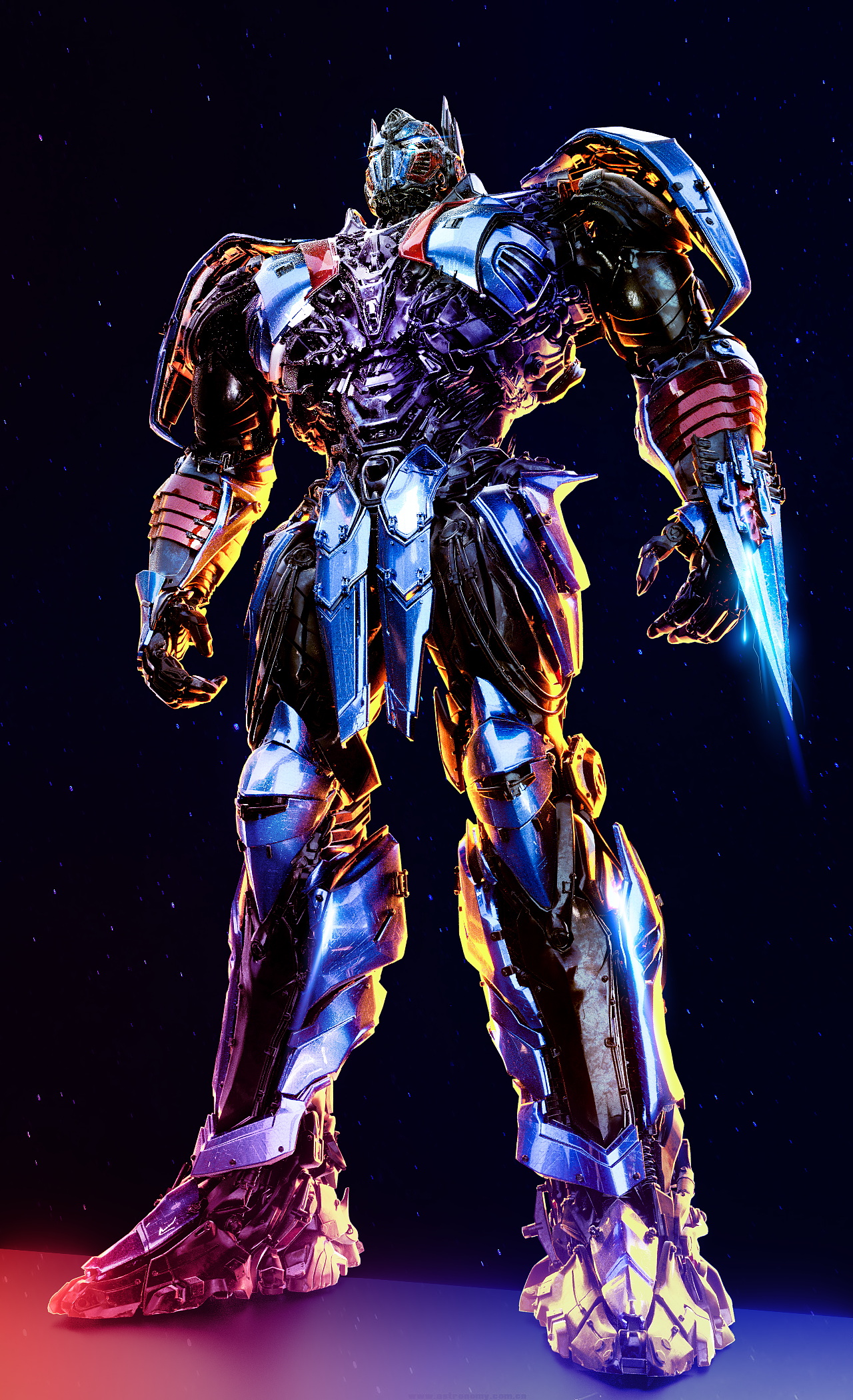 变形金刚c4d渲染