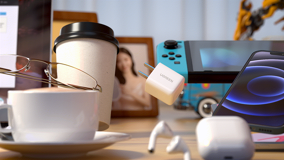 绿联充电头产品主图视频（图ZMjU3NjU1NzY4） - 产品 - 站酷设计师小鱼吃喵原创素材 - 站酷ZCOOL