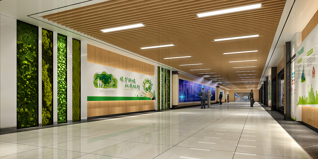 垃圾分类科普走廊（图ZMjkzNDkyNzky） - 展陈设计 - 站酷设计师树洞先生1原创素材 - 站酷ZCOOL