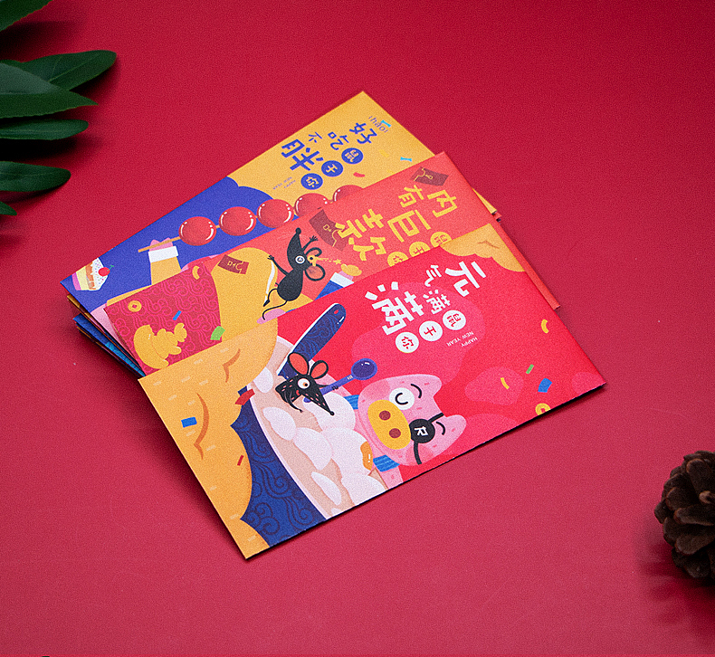 儿童插画包装设计——2020年鼠年红包（图ZMTg5OTkzNDU2） - 儿童插画 - 站酷设计师10碗粥原创素材 - 站酷ZCOOL