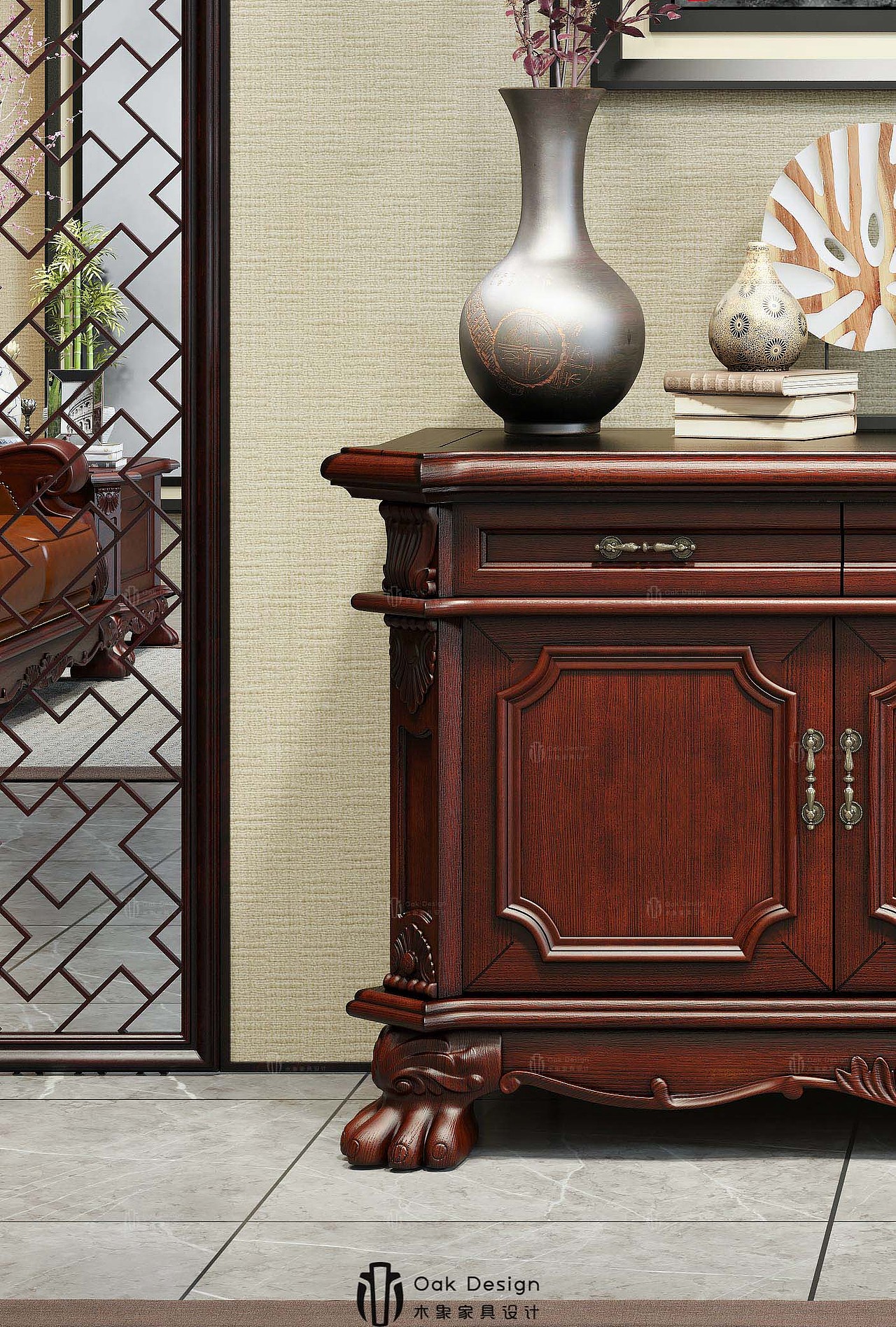 新中式办公家具场景设计效果图【木象家具设计】（图ZMjc2OTE4NjYw） - 其他工业/产品 - 站酷设计师木象设计丨SU原创素材 - 站酷ZCOOL