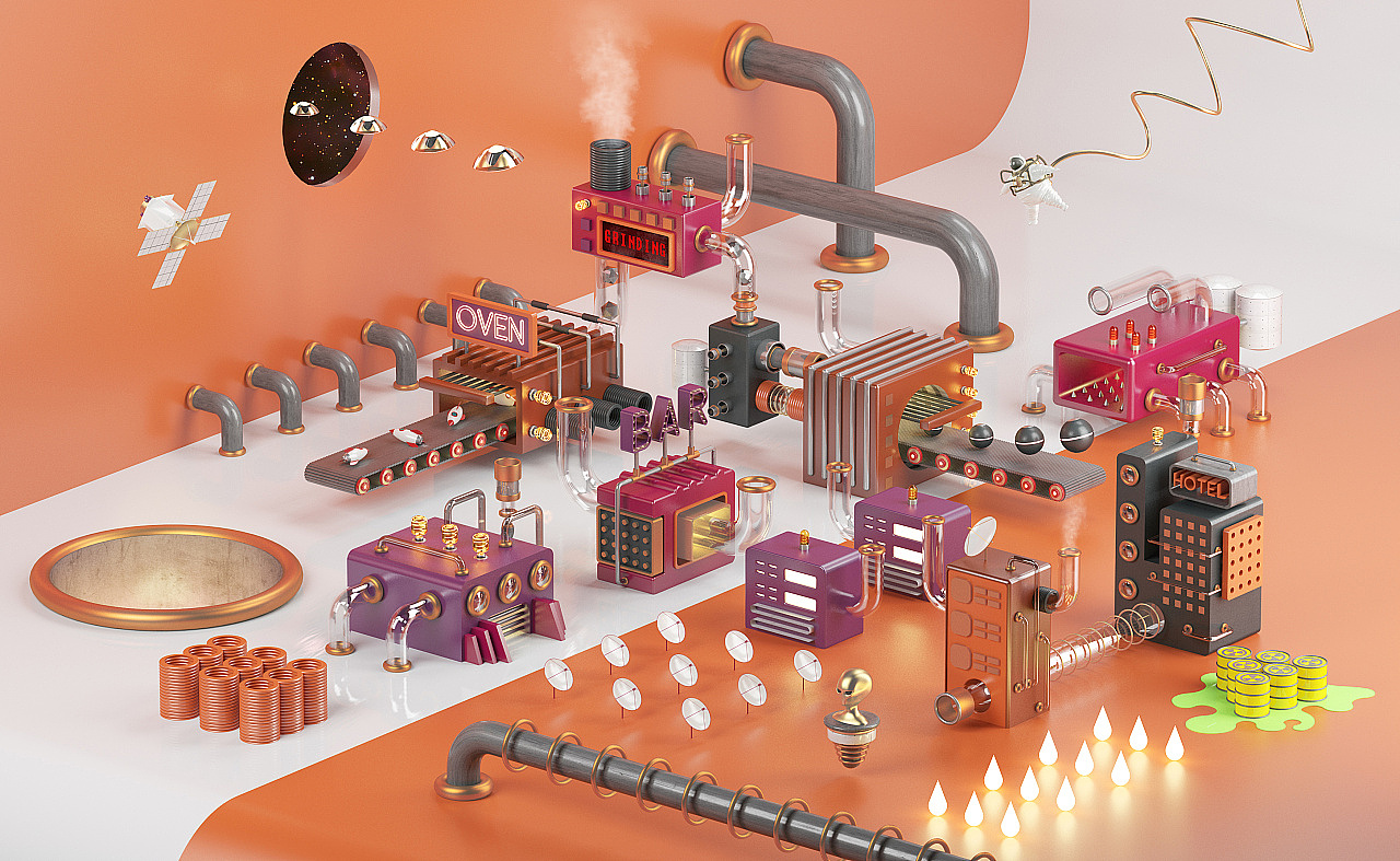 C4D（图ZMTk1MjQ0MjEy） - 图案 - 站酷设计师Mr丶麦当原创素材 - 站酷ZCOOL