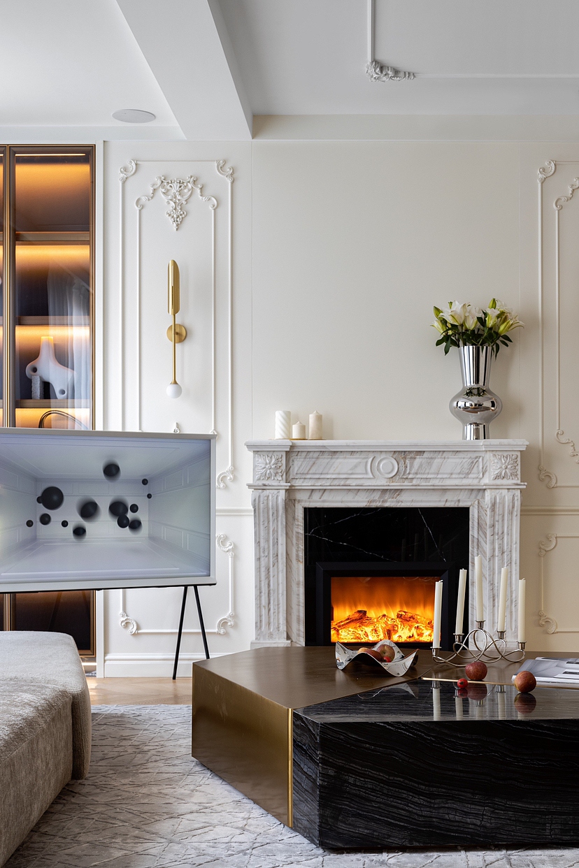 秋天和壁炉真的好搭