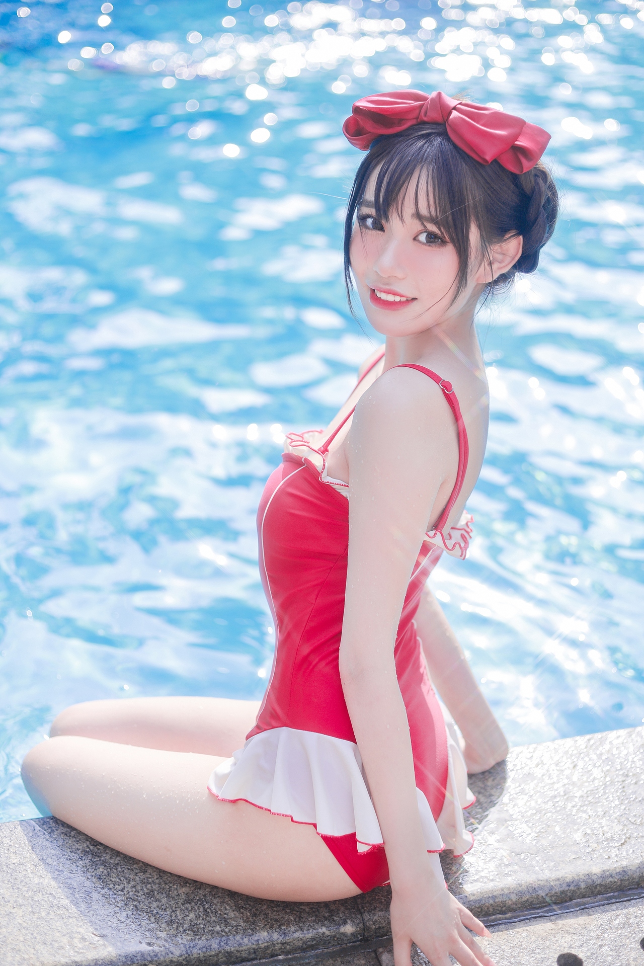 属于你的夏天 日系泳池写真（图ZMjY0MzQ2OTcy） - 人像摄影 - 站酷设计师云间眠原创素材 - 站酷ZCOOL