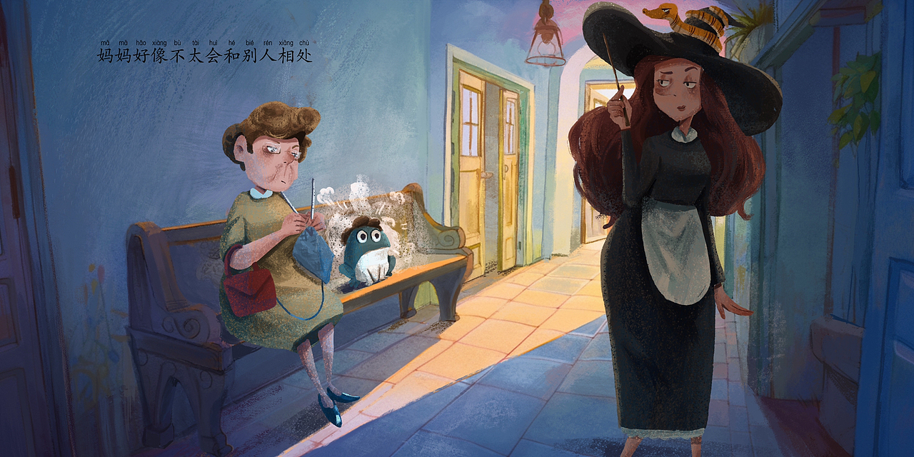 两篇绘本插画小练习（图ZMzUzNDY4MzQw） - 绘本 - 站酷设计师拿颇里原创素材 - 站酷ZCOOL