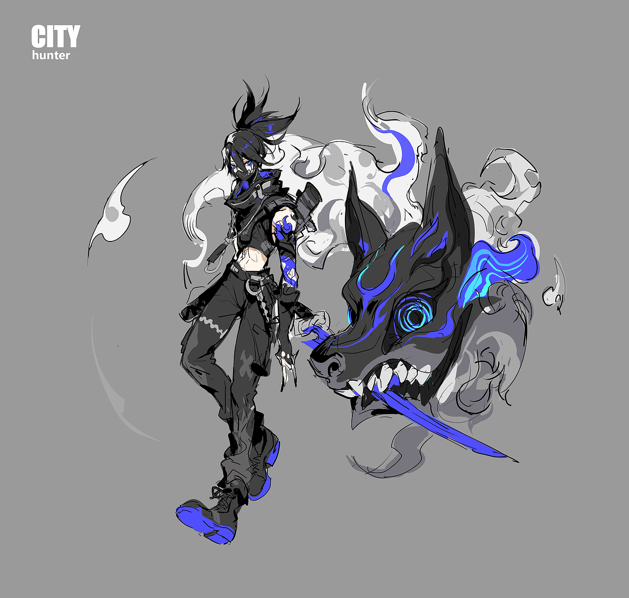 都会の幽霊（图ZMzE2OTQ5NjUy） - 游戏原画 - 站酷设计师森冢原创素材 - 站酷ZCOOL