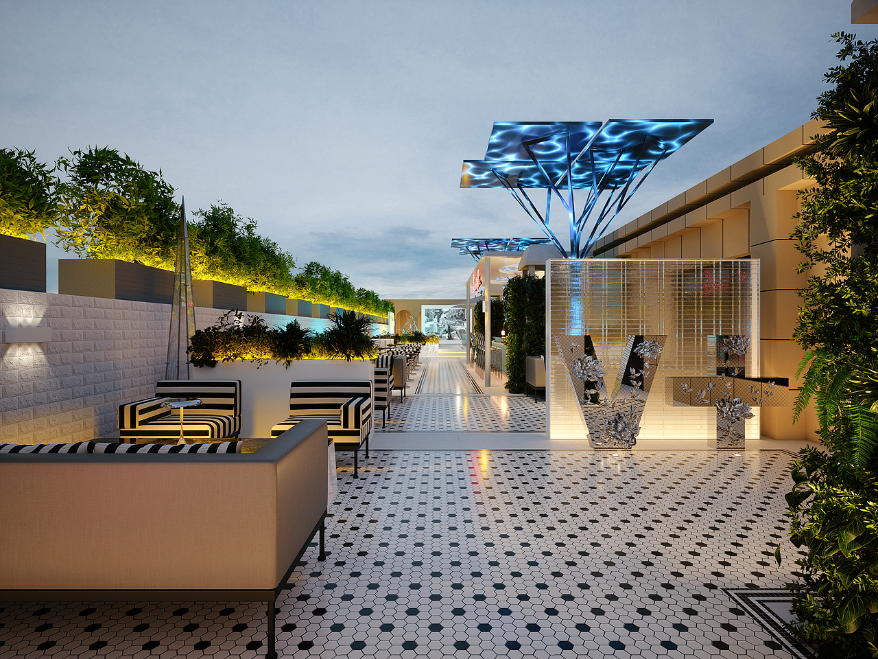 露天小酒吧（图ZMzY2NDI3MzQ4） - 家装设计 - 站酷设计师鸿烨表现原创素材 - 站酷ZCOOL