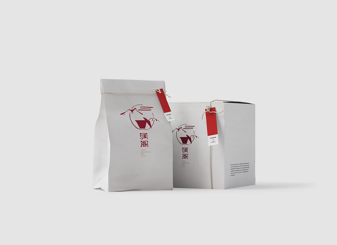 茶行业品牌孵化 润阁 茶叶 logo设计