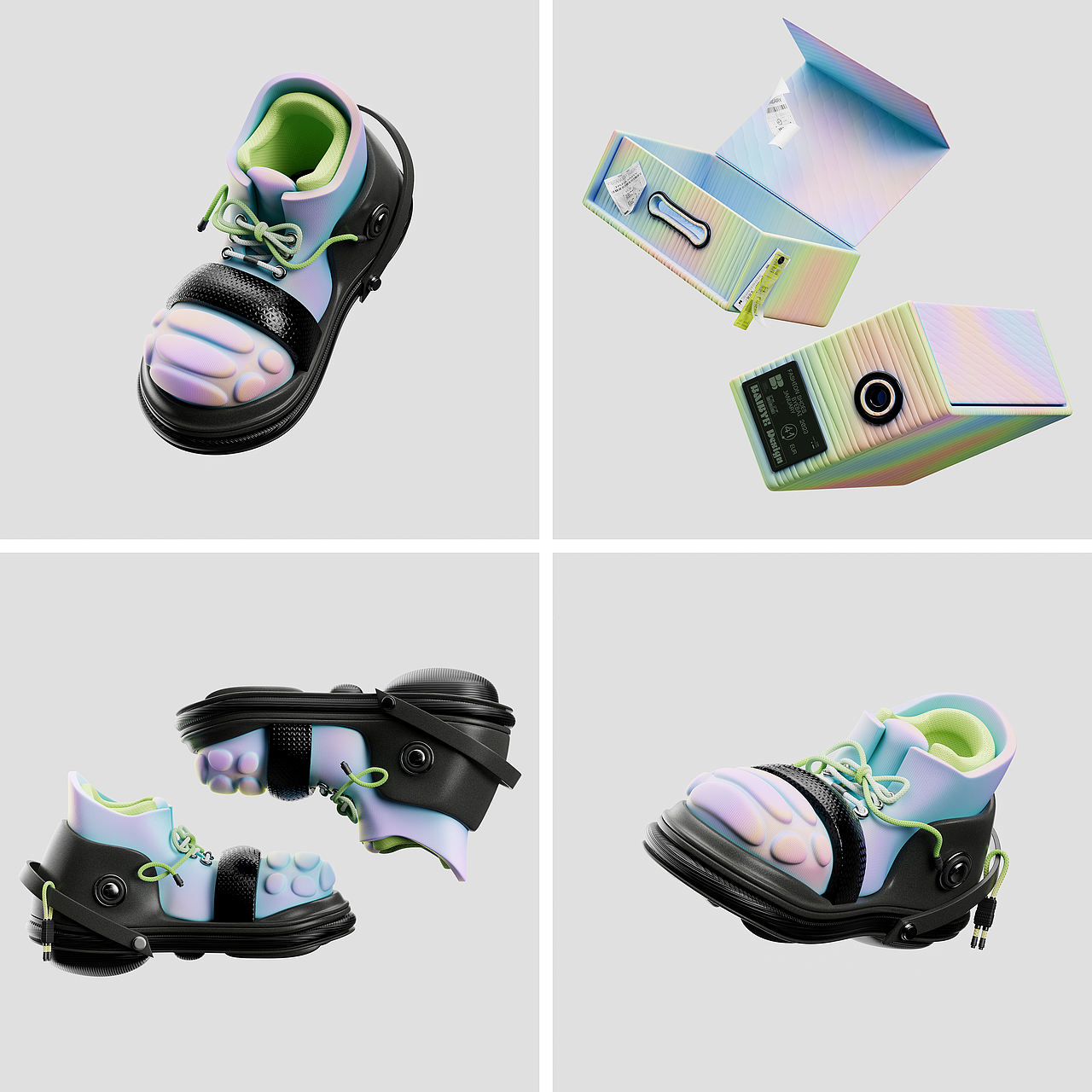 【青履】 | Young shoes（图ZMzI5OTI1MzQw） - 其他三维 - 站酷设计师柏白BYEBAI原创素材 - 站酷ZCOOL