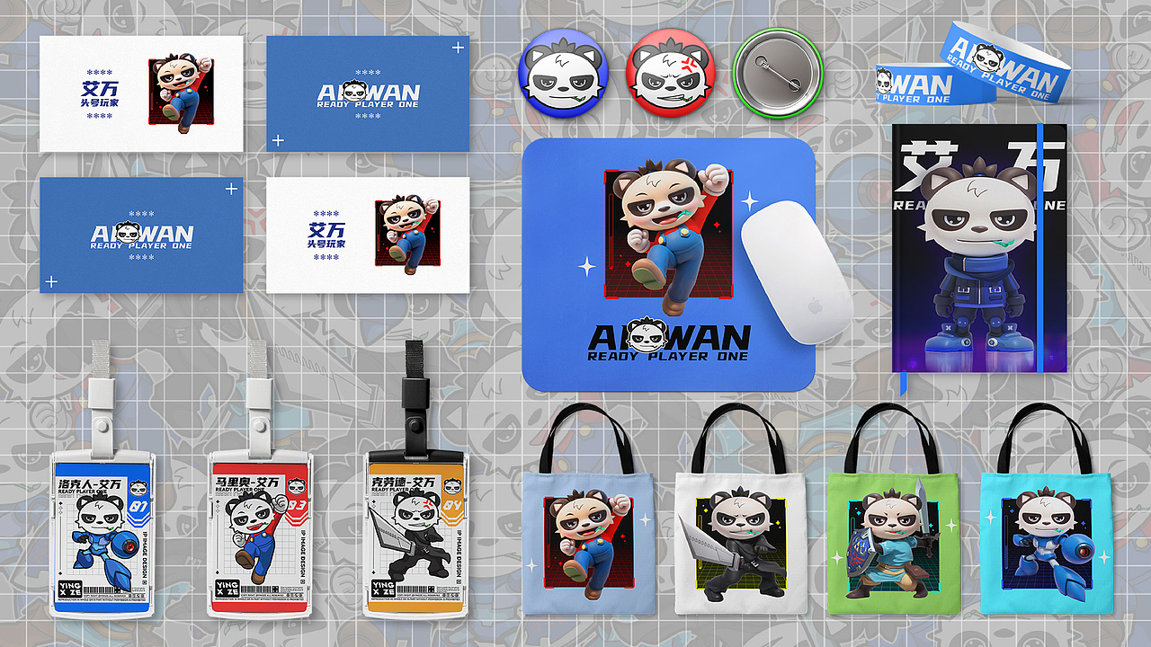 【原创IP】头号玩家-艾万（图ZMzY1MTMzMzg0） - IP形象 - 站酷设计师LY_樱泽原创素材 - 站酷ZCOOL