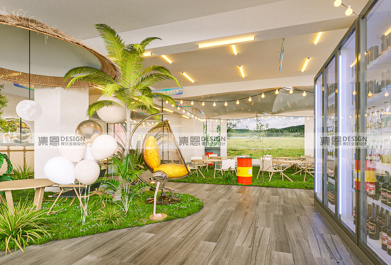 天幕·露营式烧烤主题餐厅（图ZMzEzNzU3NjQ4） - 酒店餐饮设计 - 站酷设计师集恩餐饮全案设计原创素材 - 站酷ZCOOL