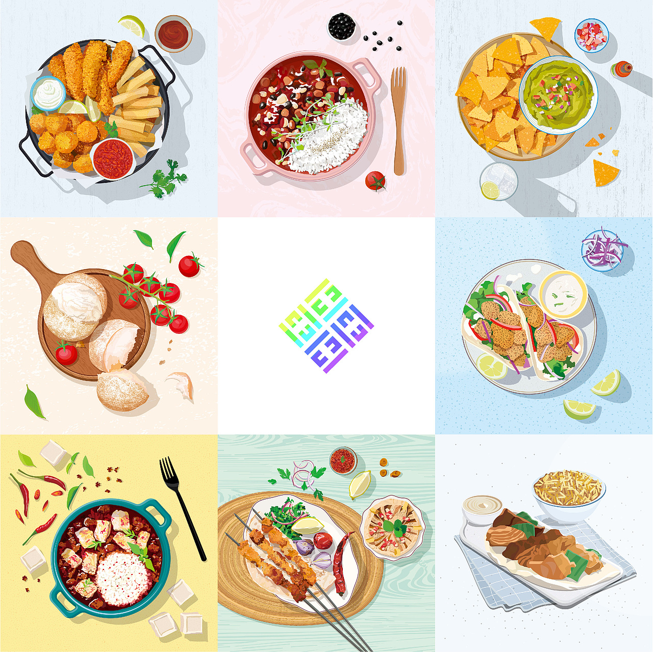 美食手记（图ZMzQ0ODYyMDMy） - AI作品 - 站酷设计师稀哩呀亞原创素材 - 站酷ZCOOL