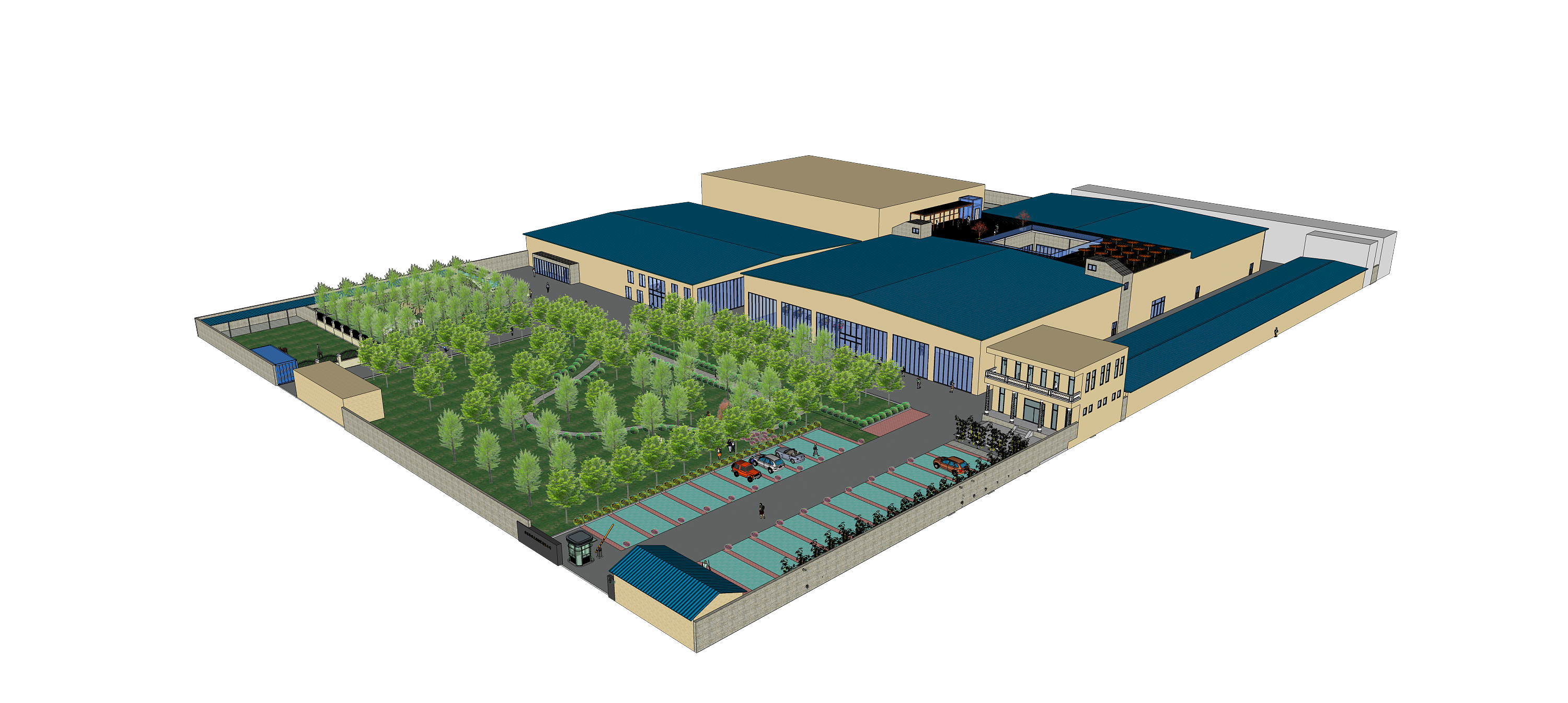 钢琴工厂规划|三维|建筑/空间|毕亦冰 - 原创作品 - 站酷 (zcool)