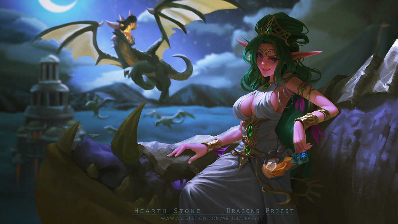 炉石传说同人,陷阱猎和龙牧师,附上不靠谱的流程登录 / 注册