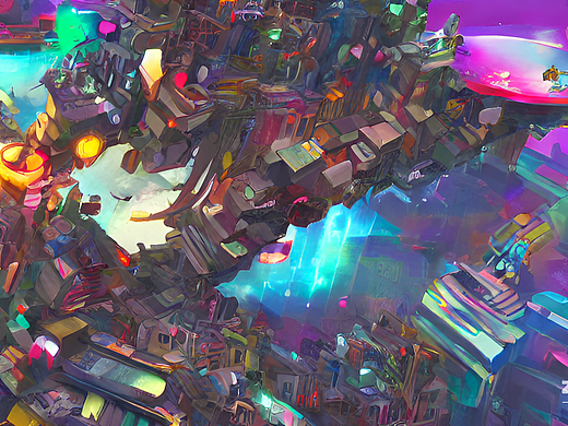 #AI创作实验室#二次元,多空间,蒙太奇