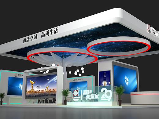 保亿地产展厅（个人主页-ZNTMwNzg2NTI=） - 场景 - 站酷设计师鑫炎3D设计原创素材 - 站酷ZCOOL