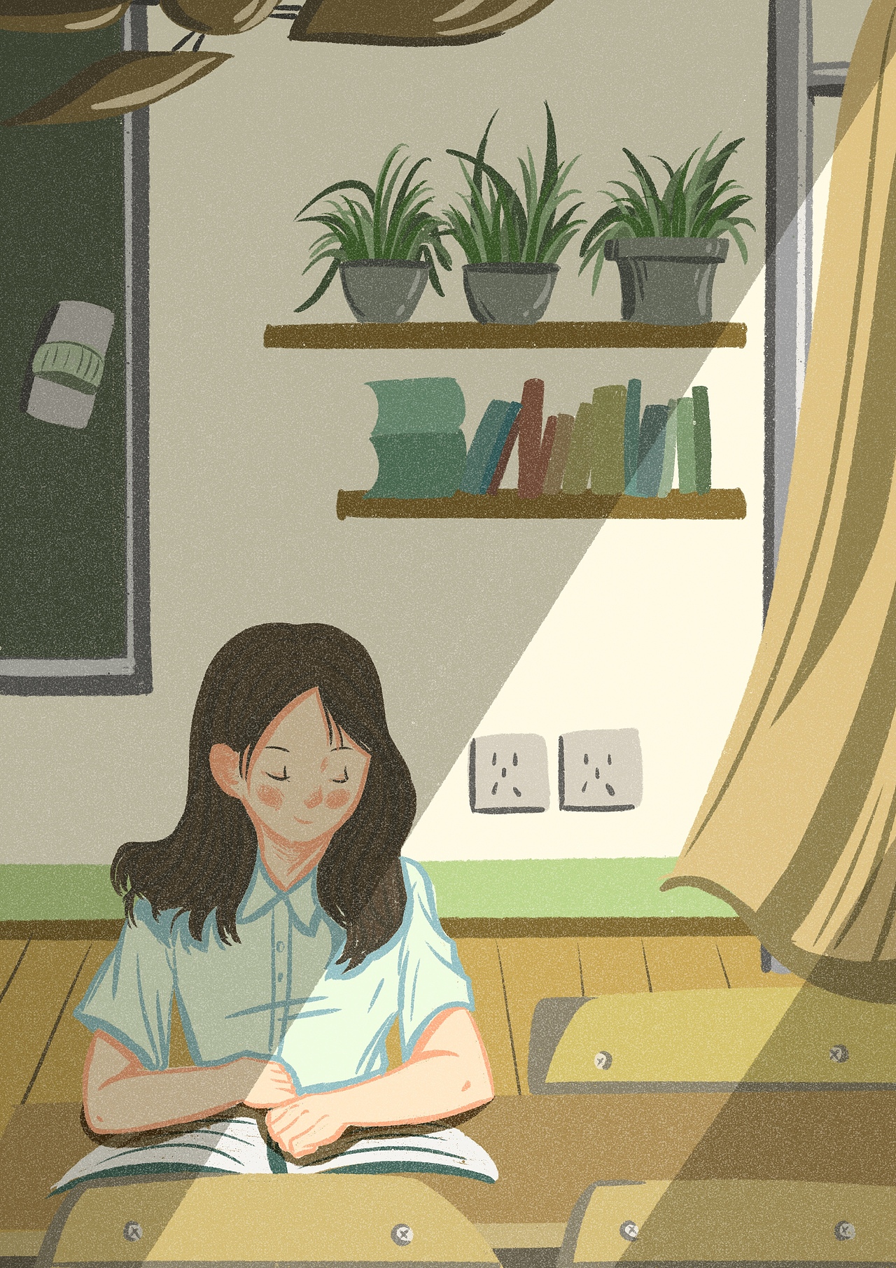 开学季校园主题插画合集