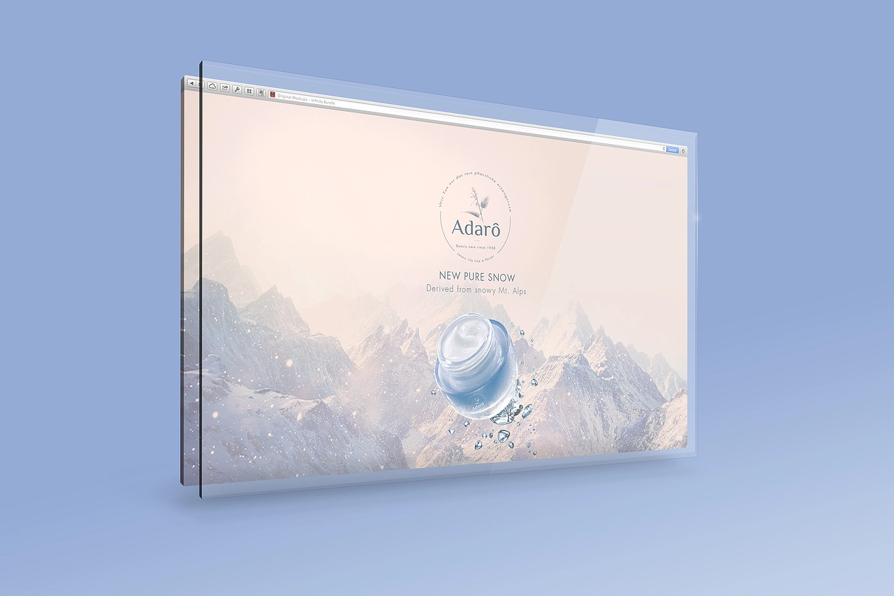 两个品牌Logo设计-玻璃/化妆品