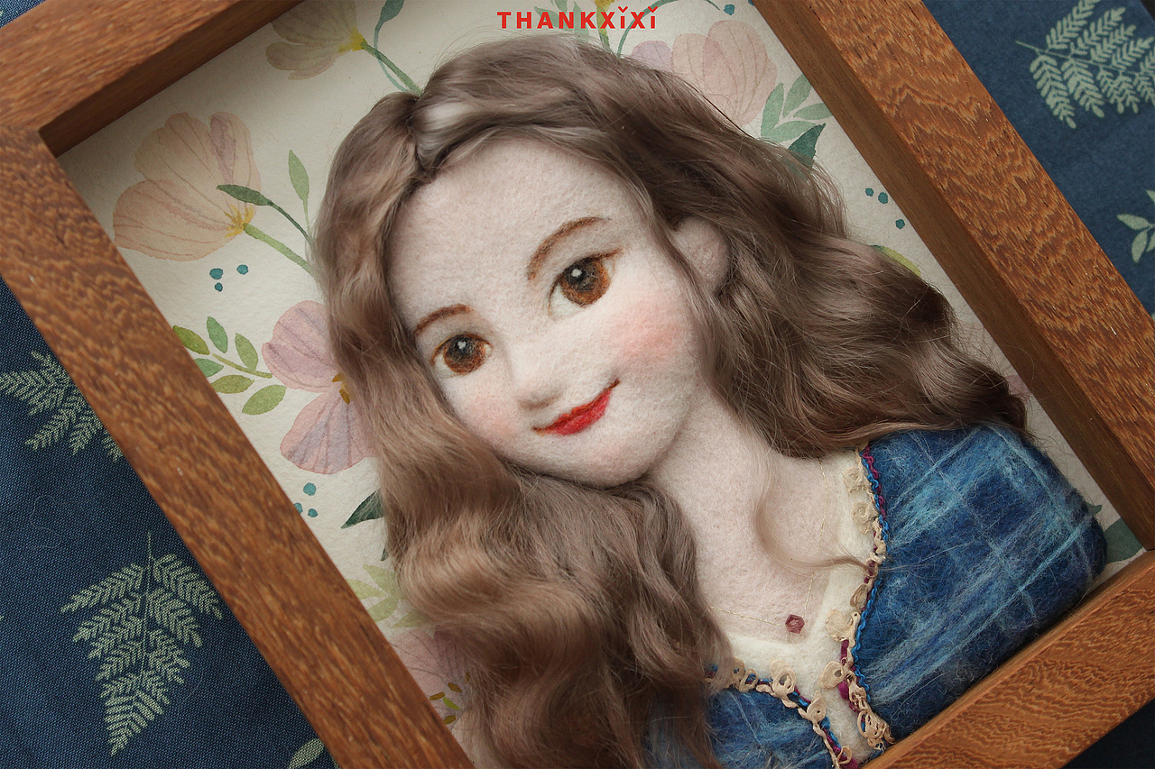 囍囍的羊毛毡之人物毛毡合集