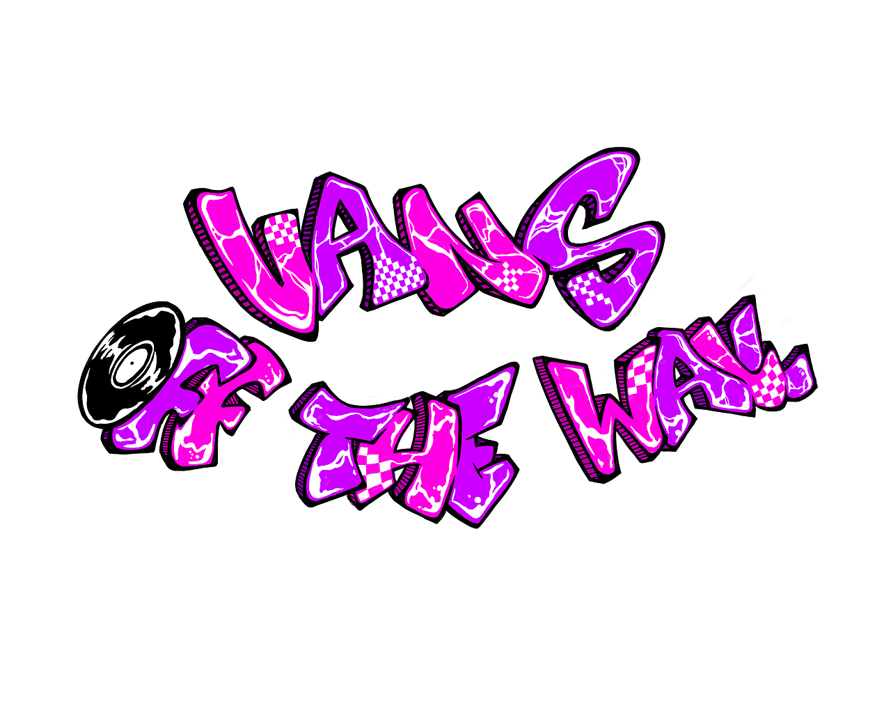 Vans DJ棋盘插画（图ZMTc0NTkwMzQw） - 新锐潮流插画 - 站酷设计师Tiffsuminnie原创素材 - 站酷ZCOOL