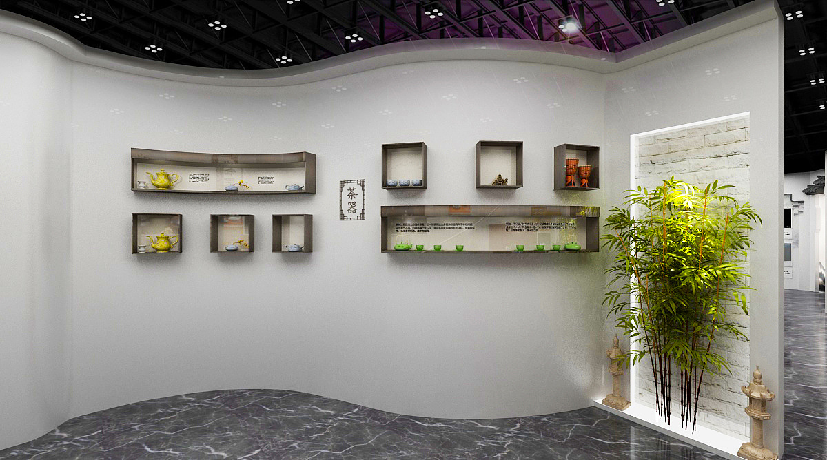瓷器展厅 效果图设计