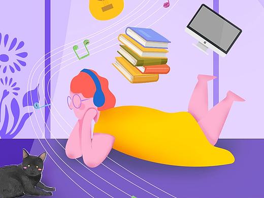 矢量插画海报设计