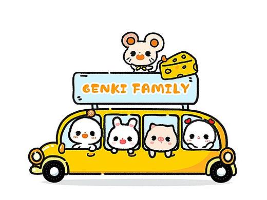元气家族萌趣表情包合辑