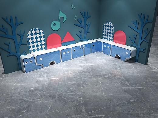 主题商场布局亮化设计3D效果图