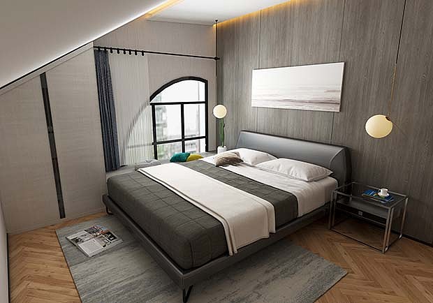 济南名悦山庄220平现代简约别墅装修案例-AMA国际装饰