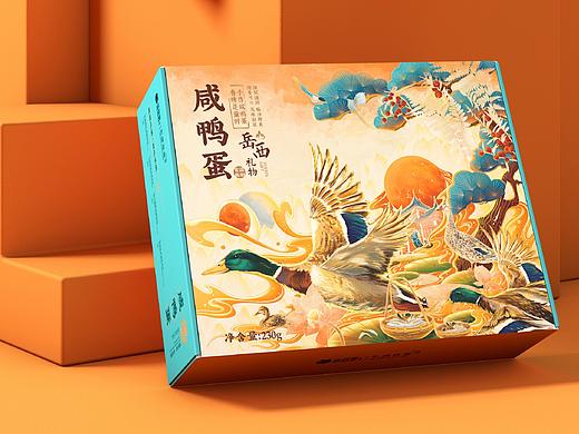 七味食盒岳西咸鸭蛋包装设计