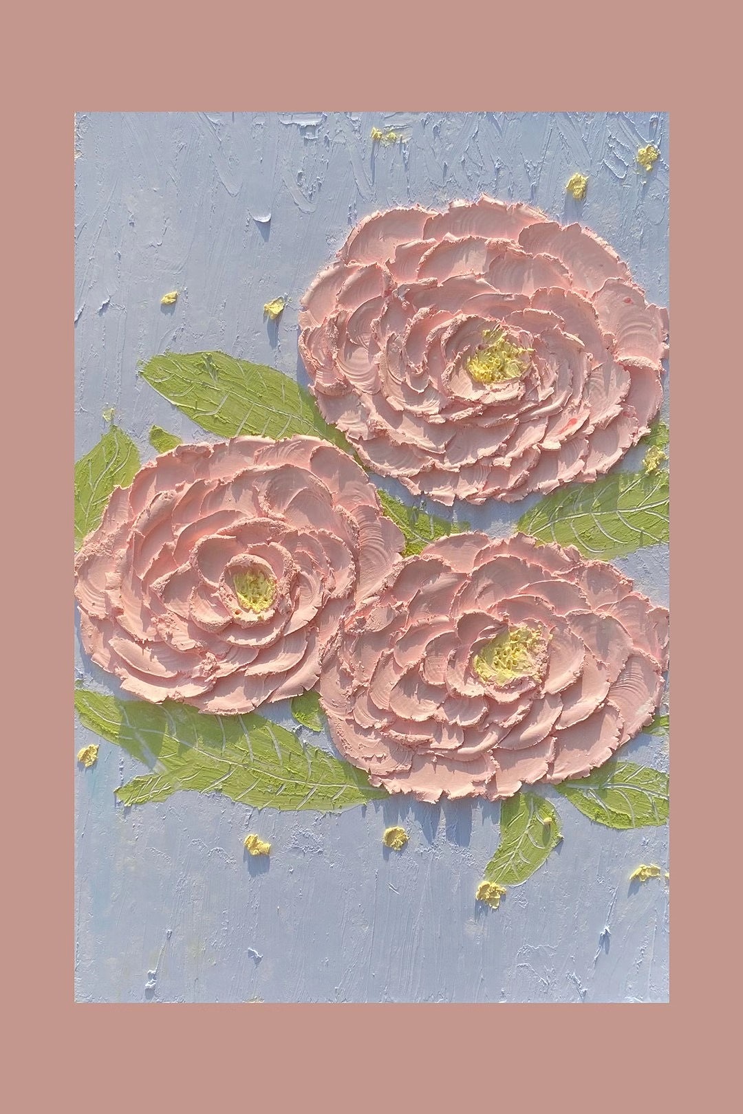 小清新油画棒作品|纯艺术|绘画|ehaia - 临摹作品 - 站酷 (zcool)