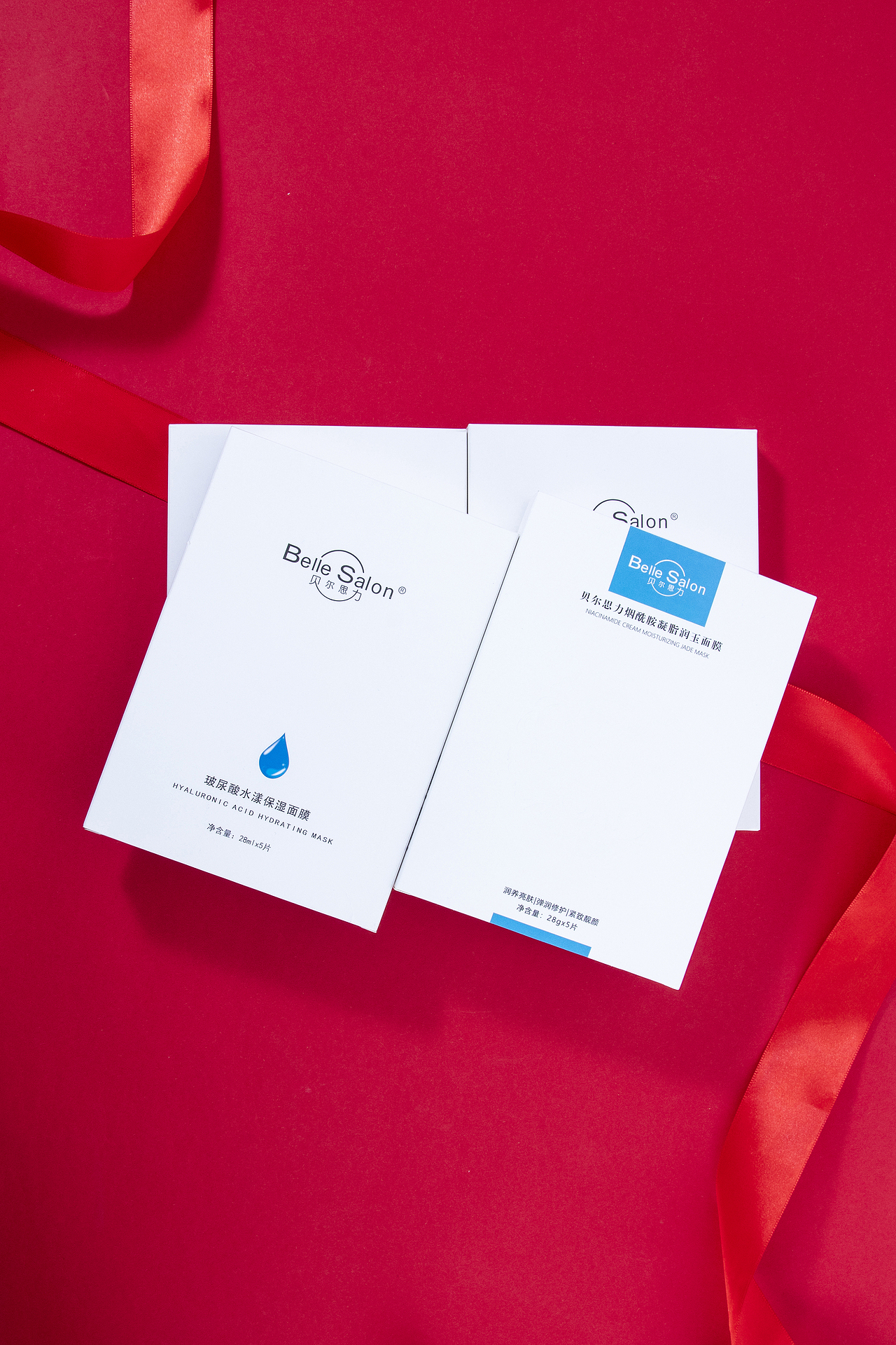 护肤品简约时尚摆拍