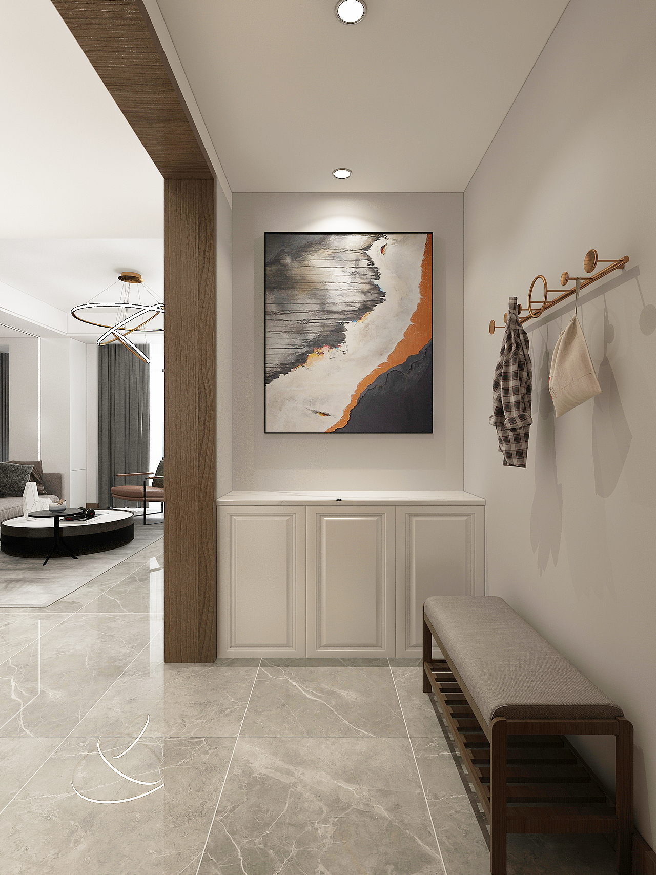 济南万泰装饰鲁能泰山七号147平现代简约风格案例