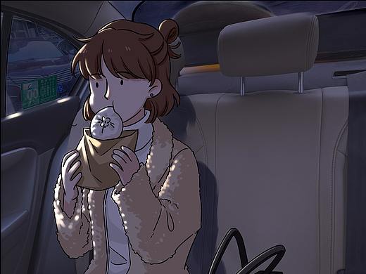 某天回家路上（个人主页-ZNDIzMjE4NzY=） - 商业插画 - 站酷设计师七芽子原创素材 - 站酷ZCOOL