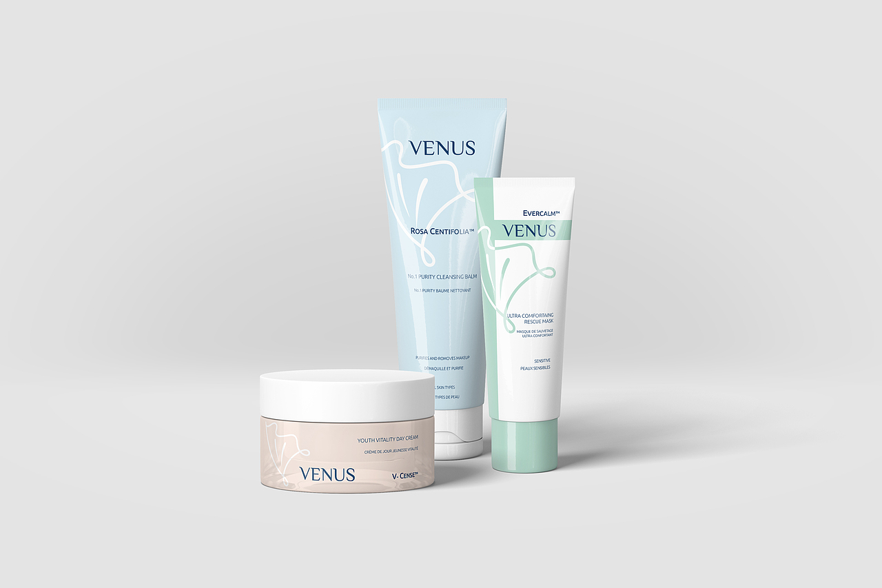 VENUS护肤品包装（图ZMjYxMTc4ODk2） - 包装 - 站酷设计师Zoey_LiRuyi原创素材 - 站酷ZCOOL