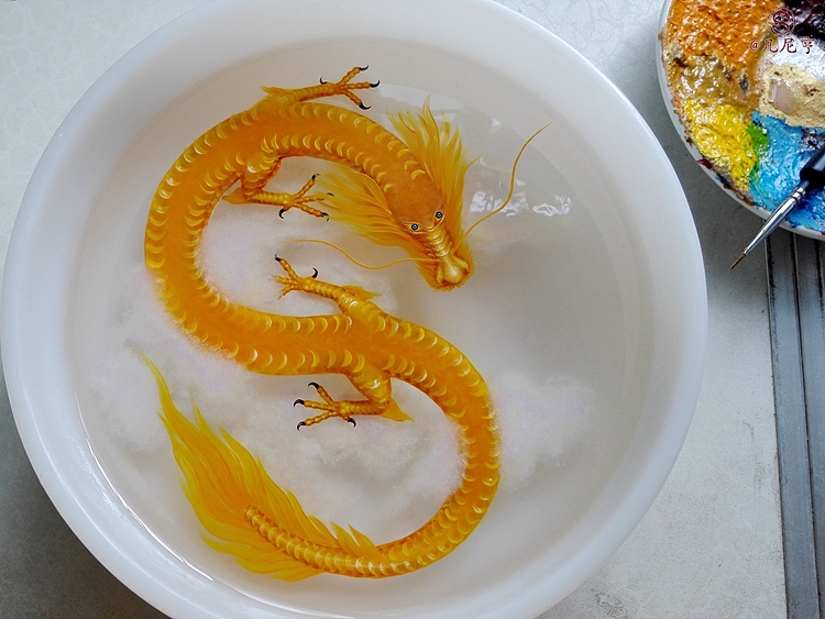 凡尼亨 3D树脂画金龙