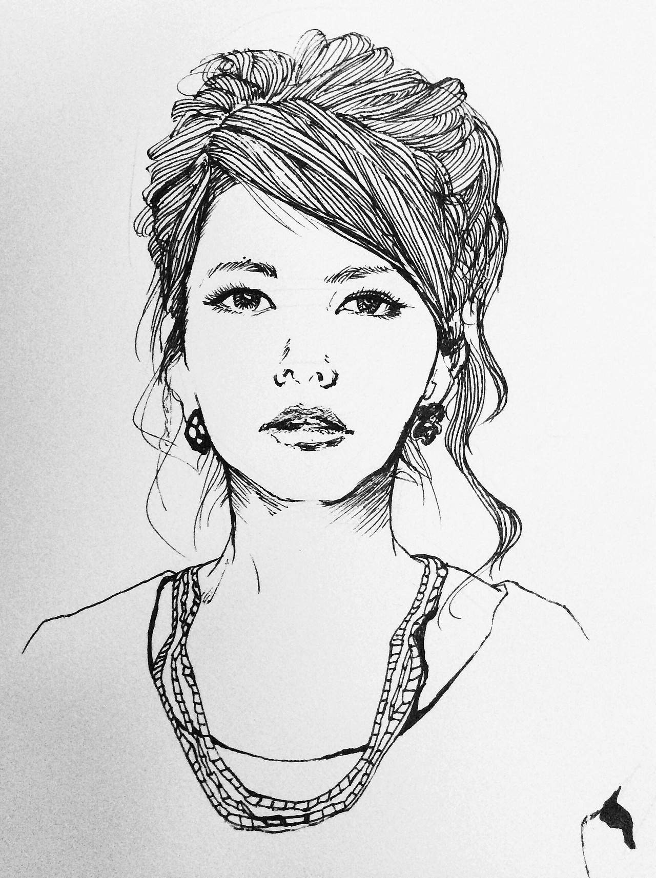 速写真人头像|插画|创作习作|xujieling - 原创作品 - 站酷 (zcool)
