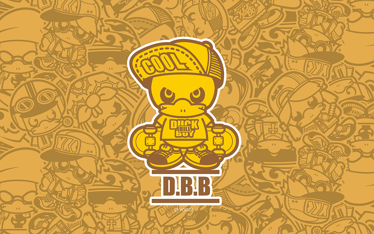 鸭嘴兽男孩之潮流嘻哈系列壁纸