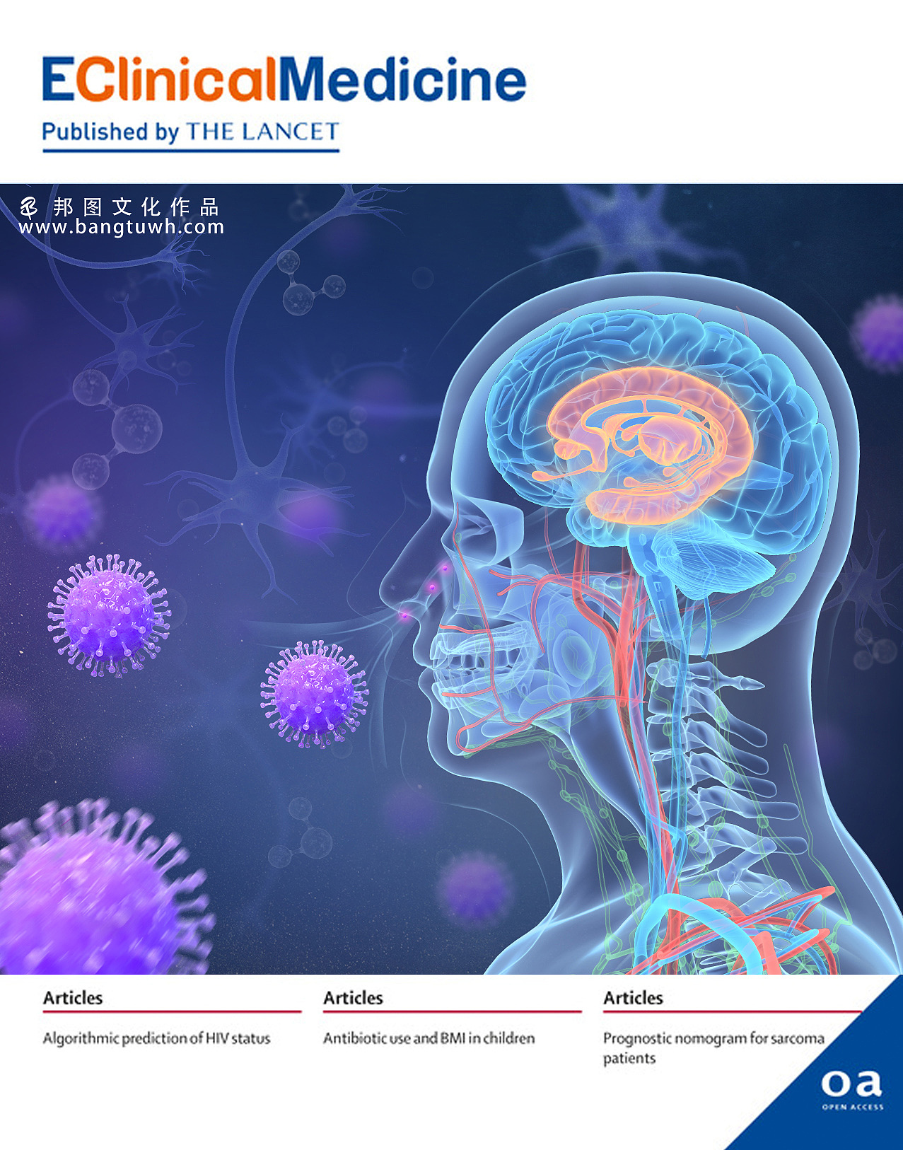 学术期刊封面设计——新冠病毒对大脑的影响（图ZMjYyNzc3NTc2） - 其他三维 - 站酷设计师邦图文化原创素材 - 站酷ZCOOL