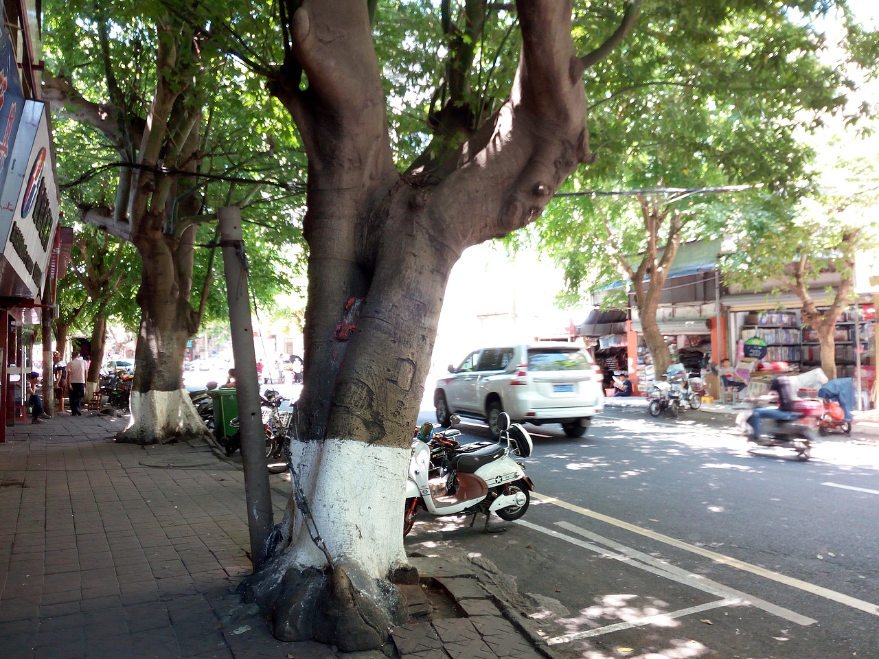 炎日下的百年老街