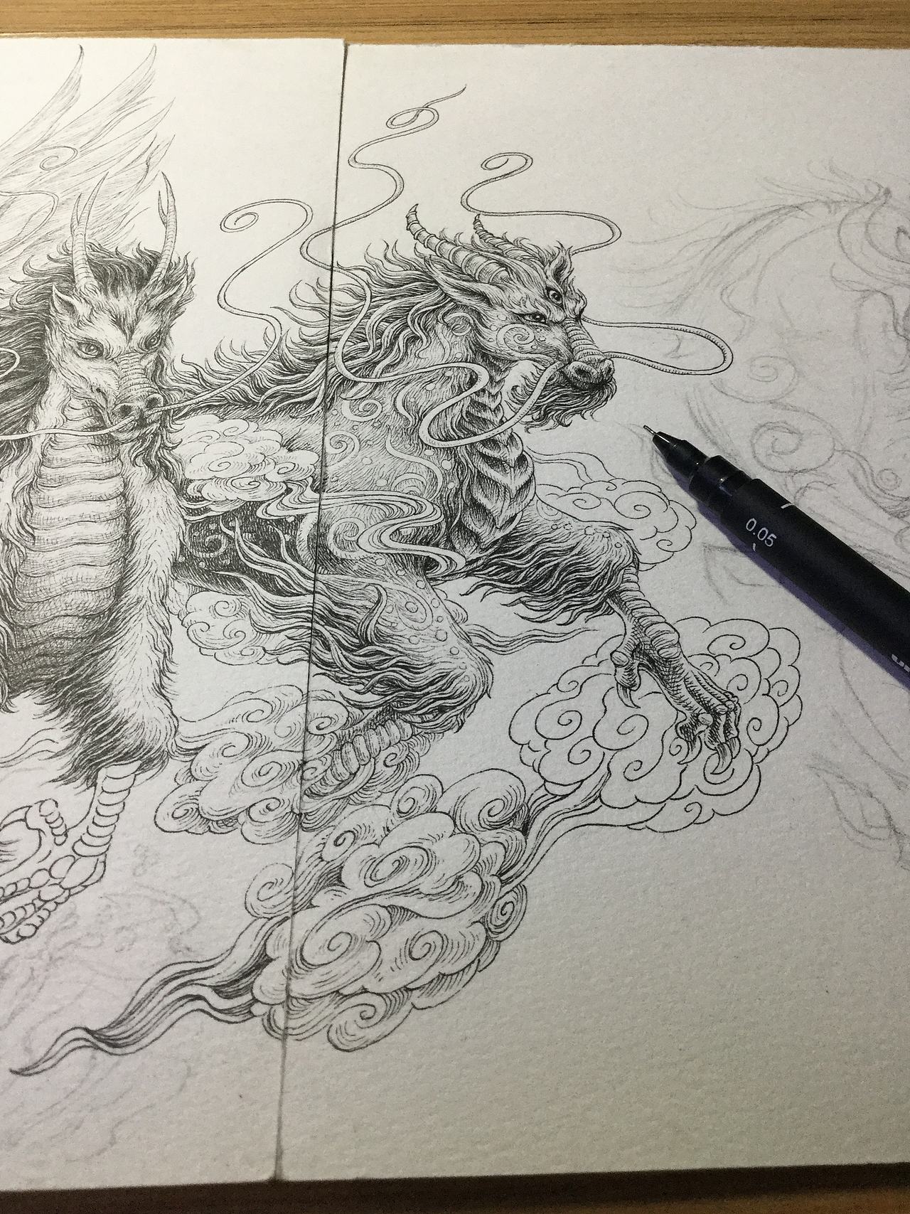《天马行空图》傅淳强手绘作品(图ZMTE5OTMzOTYw) - 绘画 - 站酷设计师傅淳强画者之旅原创素材 - 站酷ZCOOL