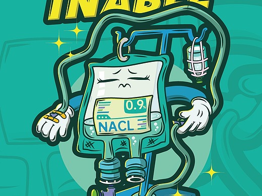 《感冒,最难受的是自己》系列插画