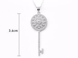 电商阿里巴巴钻石珠宝银饰吊坠饰品尺寸参数排版