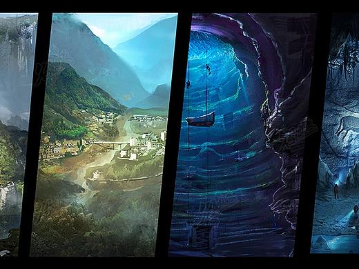 盗墓题材——影视概念气氛图